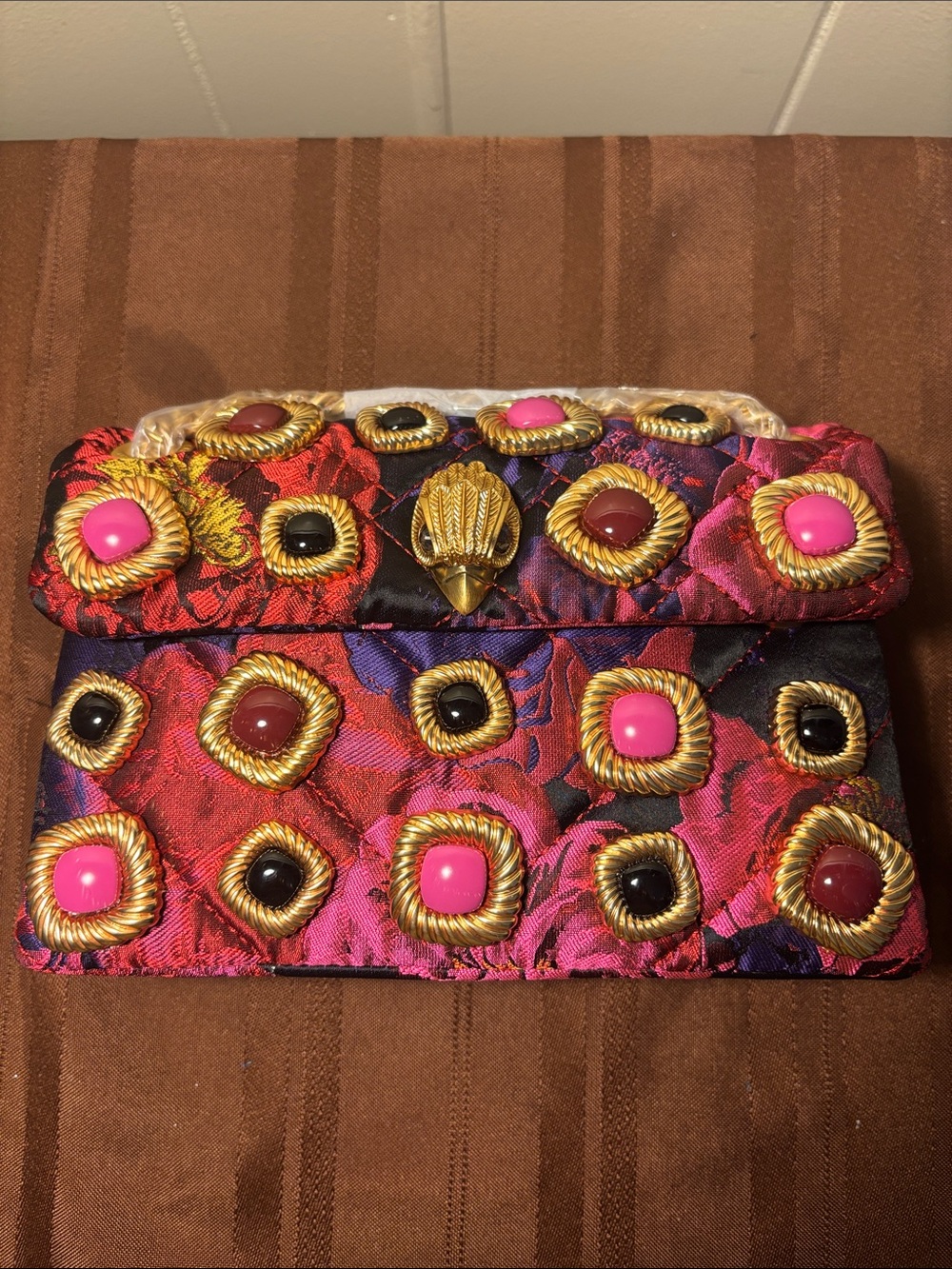 NWT Kurt Geiger Mini Kensington Gems Crossbody - Floral Brocade - SOLD OUT